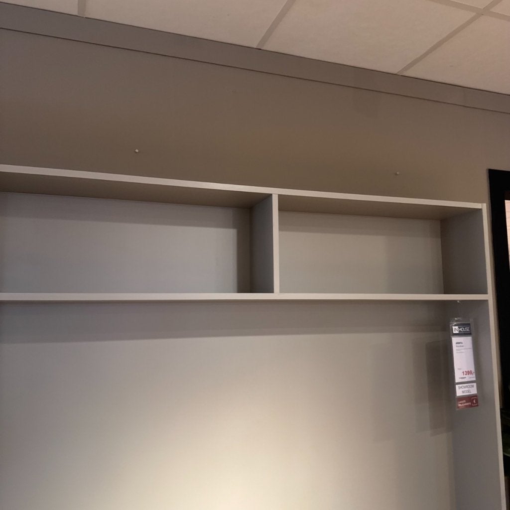 Wandkast Arinta - Melamine Eiken Grijs - IN.HOUSE, Huis en Inrichting, Kasten | Overige, Niet ingevuld, Niet ingevuld, Niet ingevuld
