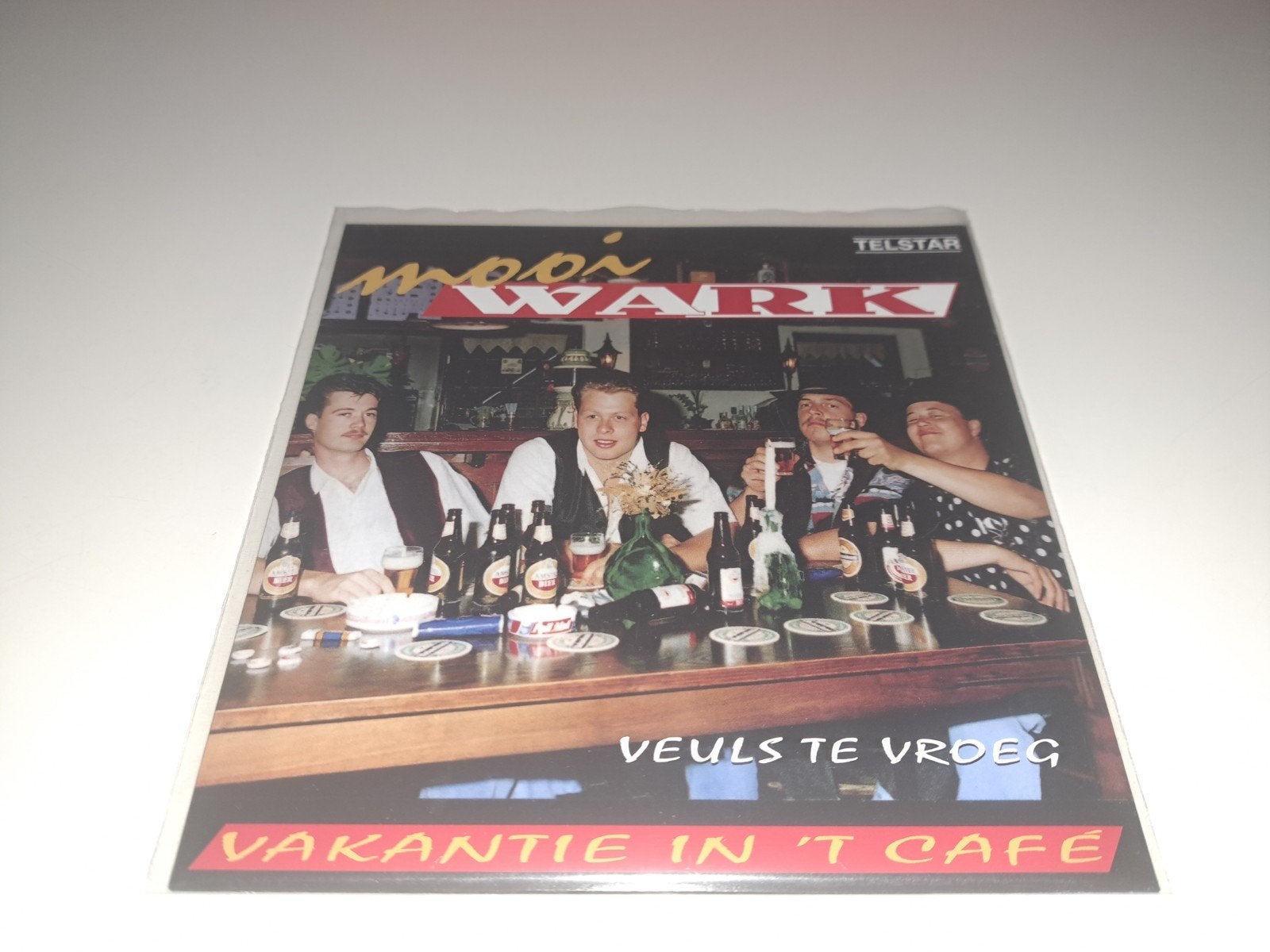 7" Mooi Wark : Vakantie in 't café, Verzenden, Zo goed als nieuw, Overige formaten, Levenslied of Smartlap