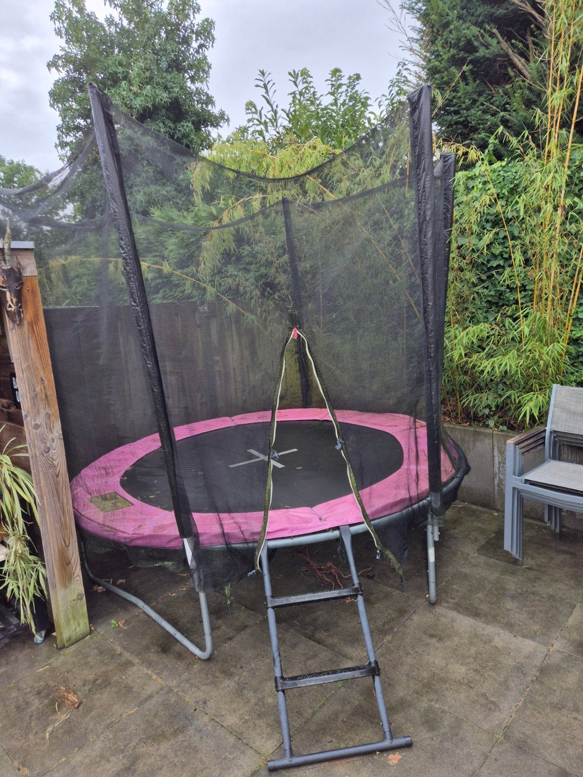 GRATIS Trampoline van 305cm, Ophalen, Gebruikt