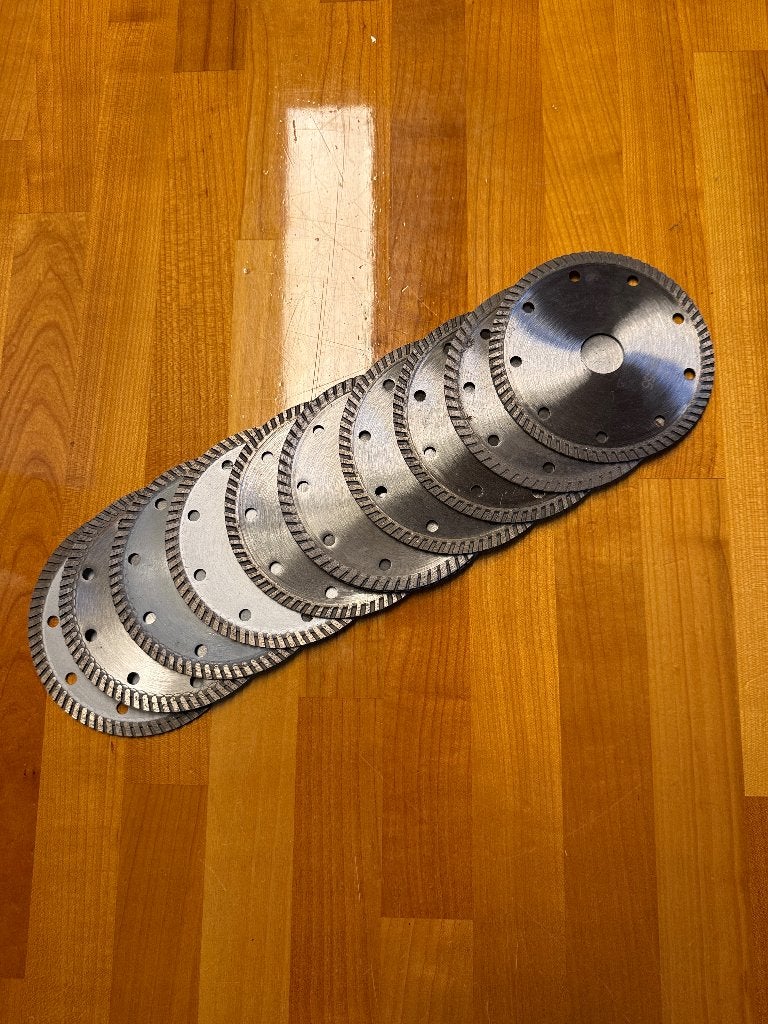 Diamantschijf 115 - 125 mm 10 stuks, Ophalen, Nieuw, Minder dan 700 watt, Haakse handslijpmachine