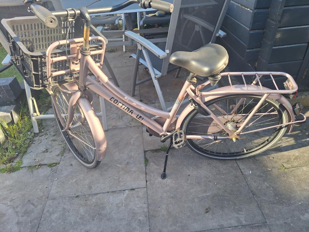 Cortina U4 Transportfiets Dames - Roze, Terugtraprem, Gebruikt, 50 tot 53 cm, Ophalen