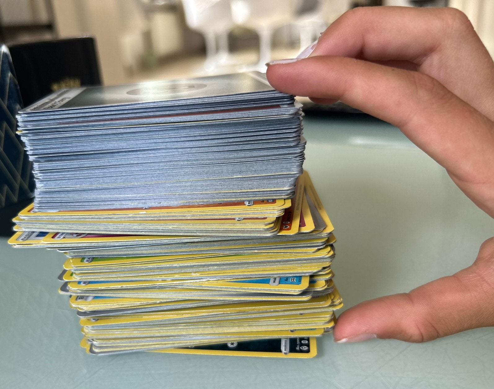 Pokemonkaarten 285 x, Ophalen of Verzenden, Volle spaarkaart