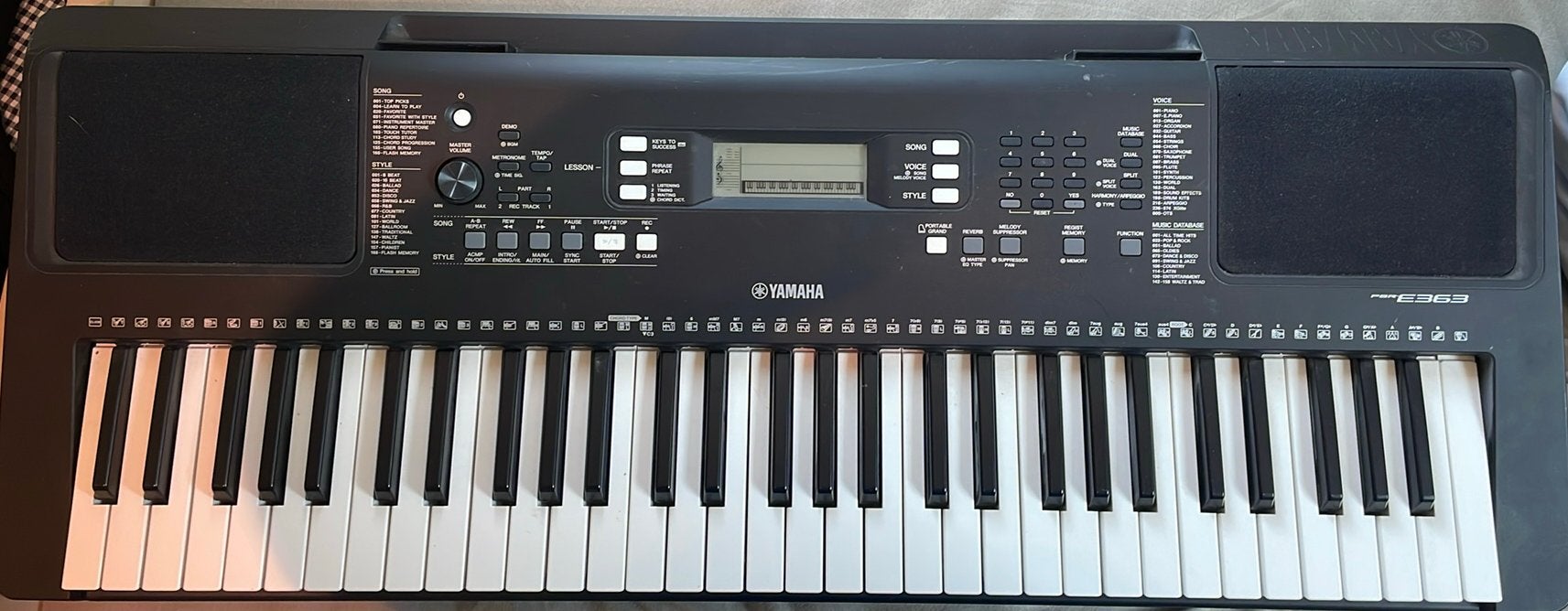 Yamaha PSR-E363 Keyboard/digitale piano, Ophalen, 61 toetsen, Yamaha, Zo goed als nieuw