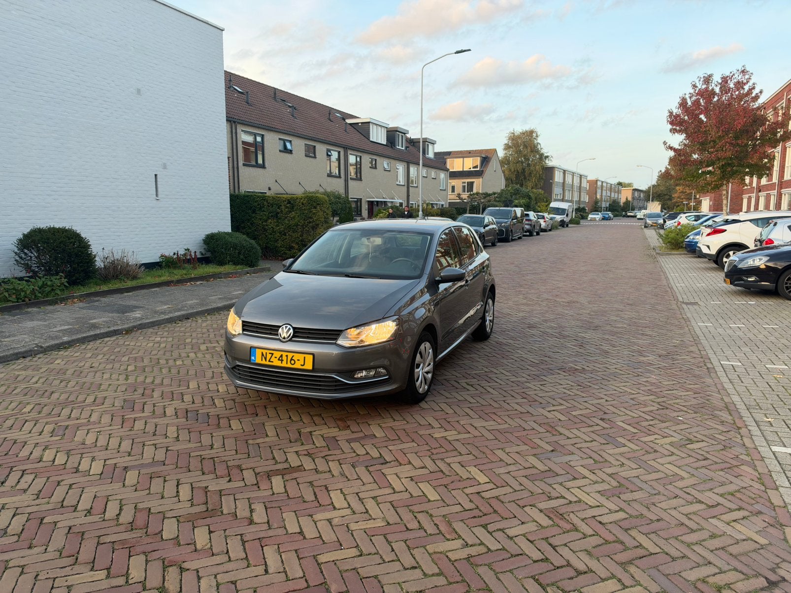 Volkswagen Polo 1.4 TDI 90PK 5D BMT 2017 Grijs, Voorwielaandrijving, 4 cilinders, 1051 kg, Origineel Nederlands