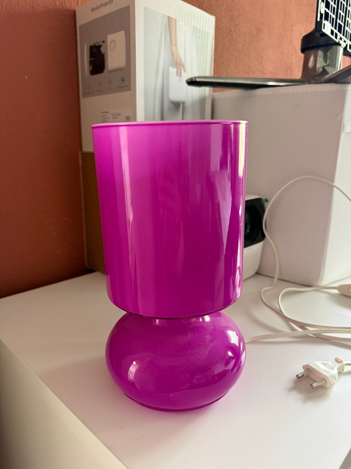 Ikea roze vintage lamp, Ophalen, Vintage, Met schakelaar, Nachtlamp