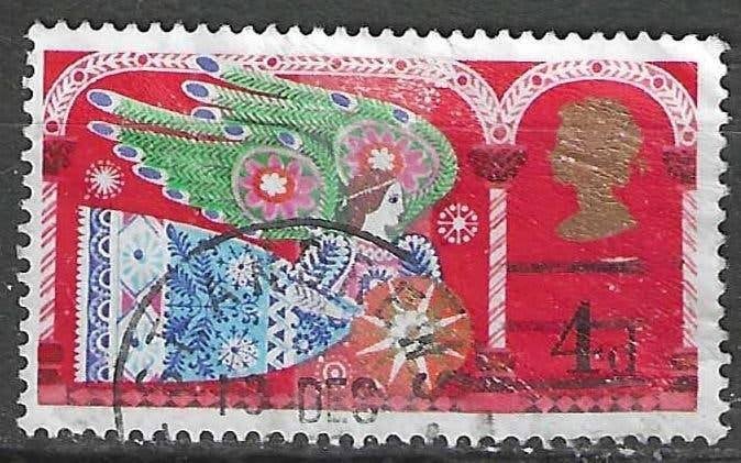 Groot-Brittannie 1969 - Yvert 579 - Kerstmis - Engel  (ST), Verzenden, Gestempeld