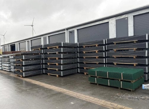 Dubbelstaafsmat 8-6-8, 25 meter pakket (diverse hoogtes), Ophalen, Nieuw, IJzer, Dubbelstaafmat hekwerk