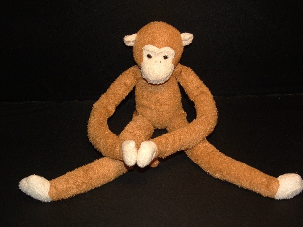 ANNA CLUB PLUSH AAP ZACHTE KRULLERIGE BADSTOF, Ophalen of Verzenden, Nieuw, Overige typen