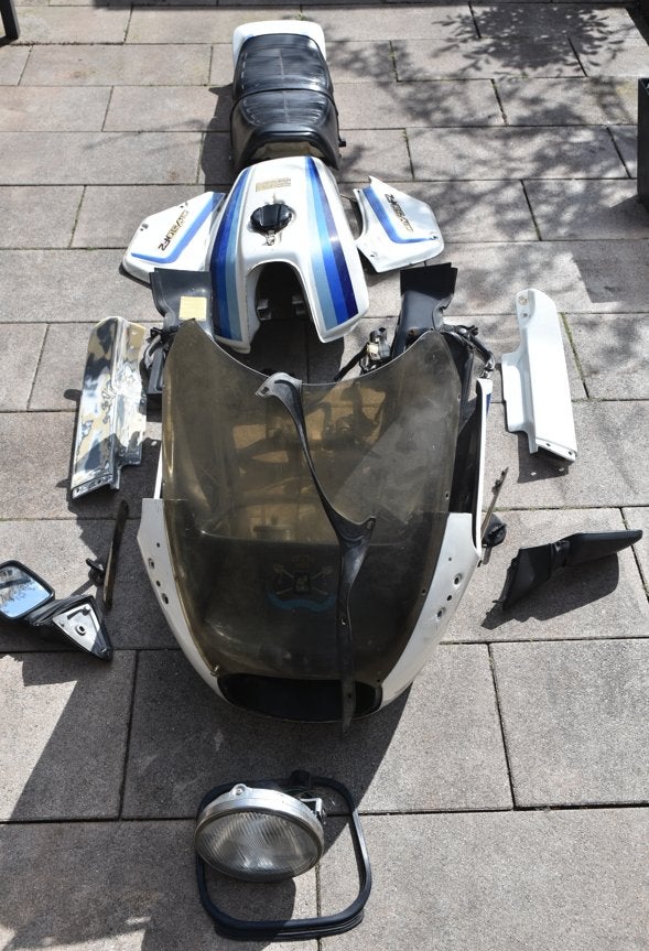 kuipset CB750F2, Ophalen, Gebruikt