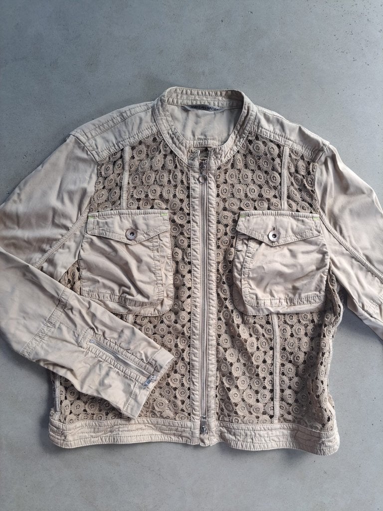 Katoen jasje Marc Cain maat 6, Kleding | Dames, Beige, Maat 42/44 (L), Ophalen of Verzenden, Zo goed als nieuw