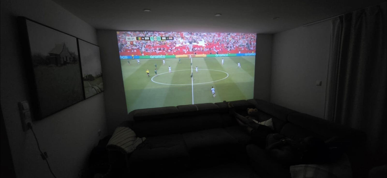 Zgan Denver 4K PVR-4700 projector beamer  met garantie, Ophalen of Verzenden, Zo goed als nieuw, LED, Ultra HD (4K)