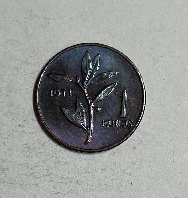 1 kurus Turkije 1971, Ophalen of Verzenden, Overige landen
