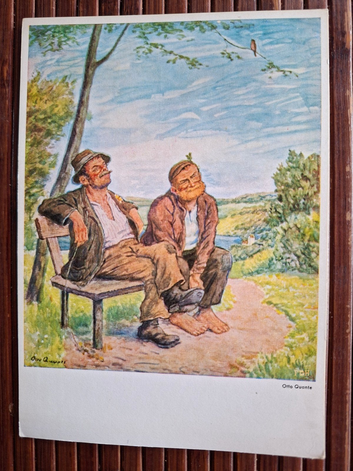 Ansichtkaart Otto Quante - Die Sorgenladen (1931), Ophalen of Verzenden, 1920 tot 1940, Gelopen, Duitsland