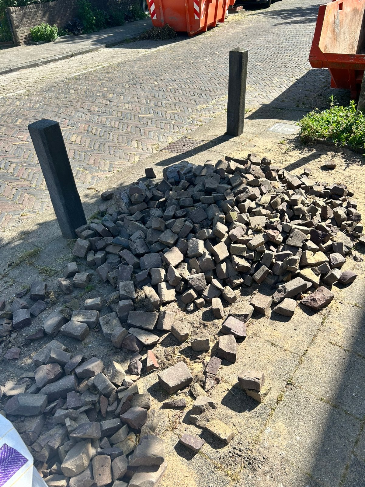Waaltjes - restant circa 1m2, Ophalen, Gebruikt, Overige typen, Minder dan 5 m²