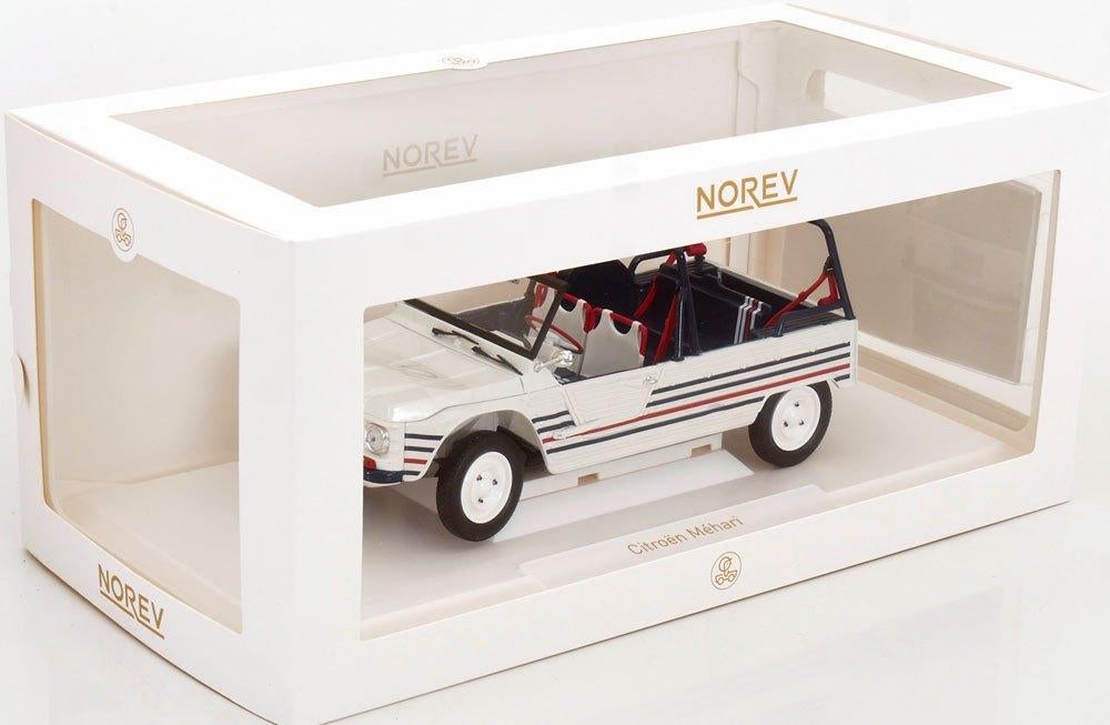Norev 1:18 Citroen Mehari 2016 Blue White Red., Hobby en Vrije tijd, Modelauto's | 1:18, -, Nieuw, Norev, Ophalen of Verzenden