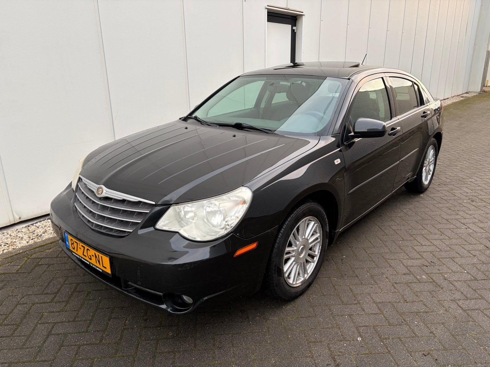 Chrysler Sebring 2.0 I 16V 2008 Zwart Airco Schuif/Kanteldak, 1998 cc, Parkeersensor, Zwart, Origineel Nederlands