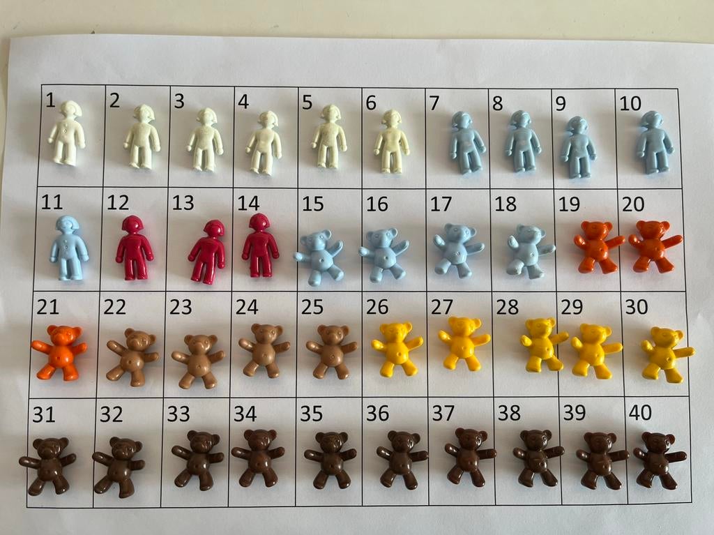Playmobil onderdelen: pop/ knuffel/ beer, Ophalen of Verzenden, Zo goed als nieuw
