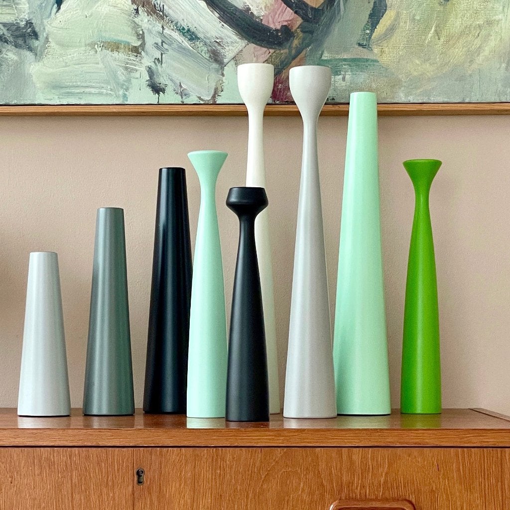 diverse Deens design KANDELAREN teak vintage Scandinavisch, Huis en Inrichting, Woonaccessoires | Kandelaars en Kaarsen, Gebruikt
