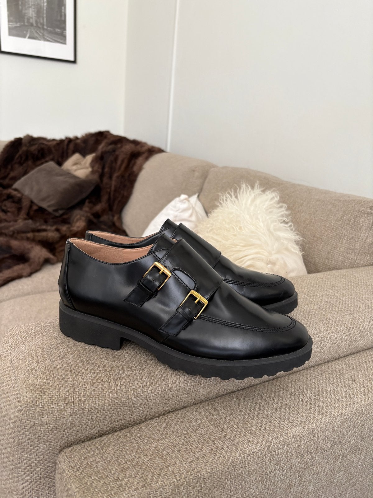 Cole Haan Greenwich Monk Strap Oxford Loafer - Nieuw, Nieuw, Ophalen of Verzenden, Instappers, Zwart