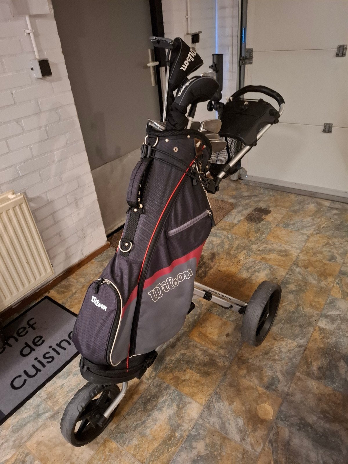 Wilson dames golfset inclusief trolley zeer compleet, Ophalen, Gebruikt, Set, Overige merken