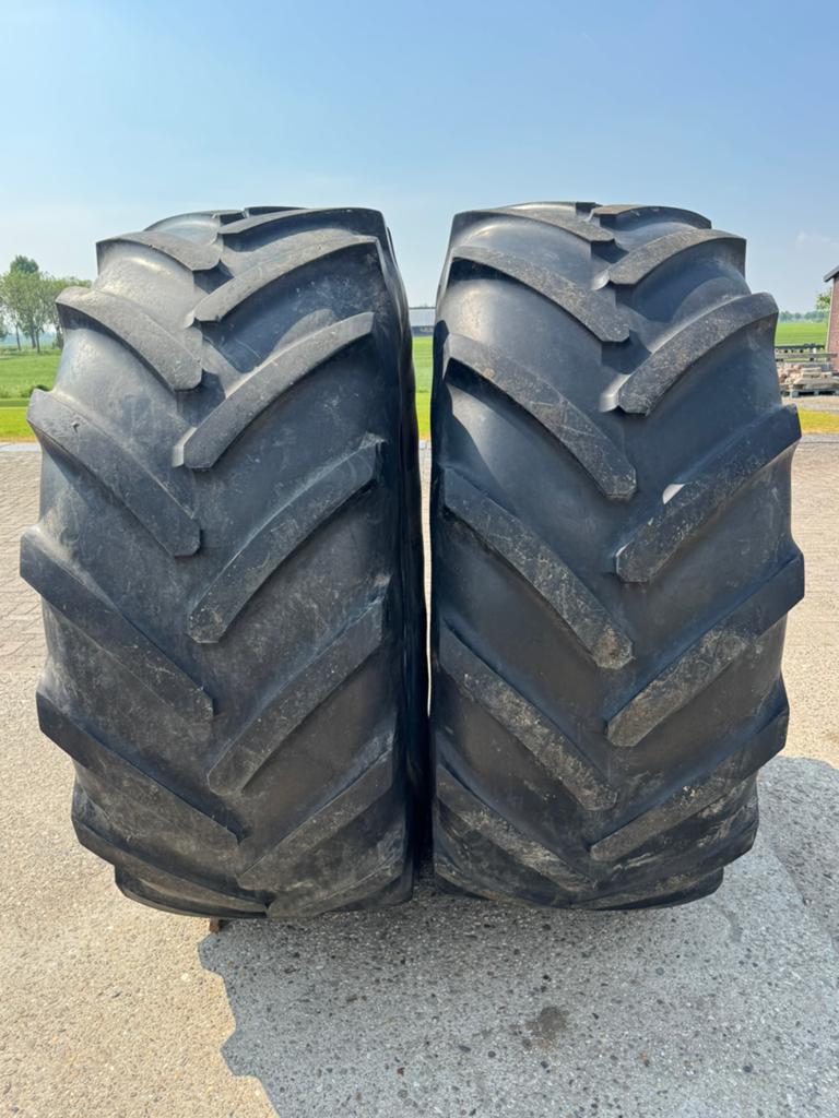 Michelin 710/70R38 600/65 R28 / dubbelucht cultuur wielen, Zakelijke goederen, Agrarisch | Onderdelen | Banden, Velgen en Assen