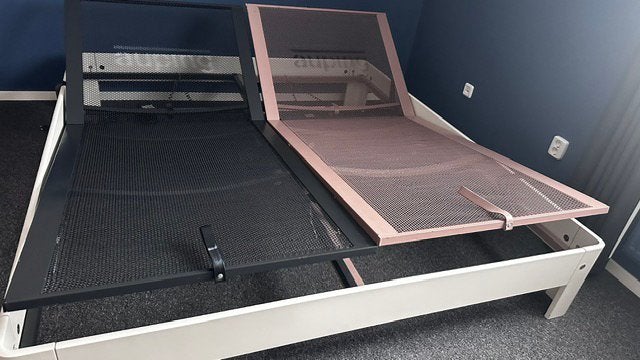 Auping ! 200 x 180 tweepersoonsbed incl matrassen, Ophalen, Verstelbaar, Tweepersoons, Zo goed als nieuw