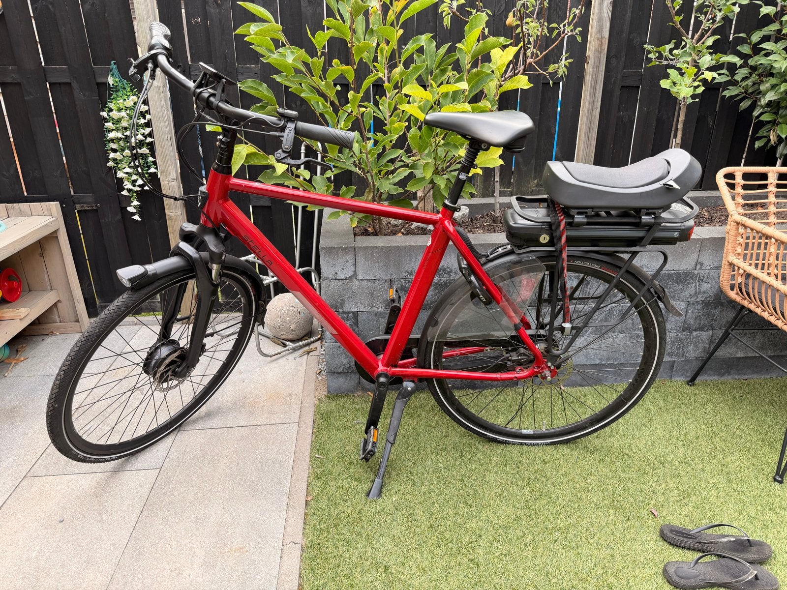 Stella vicenza elektrische fiets, Zo goed als nieuw, 50 km per accu of meer, 55 tot 59 cm, Ophalen