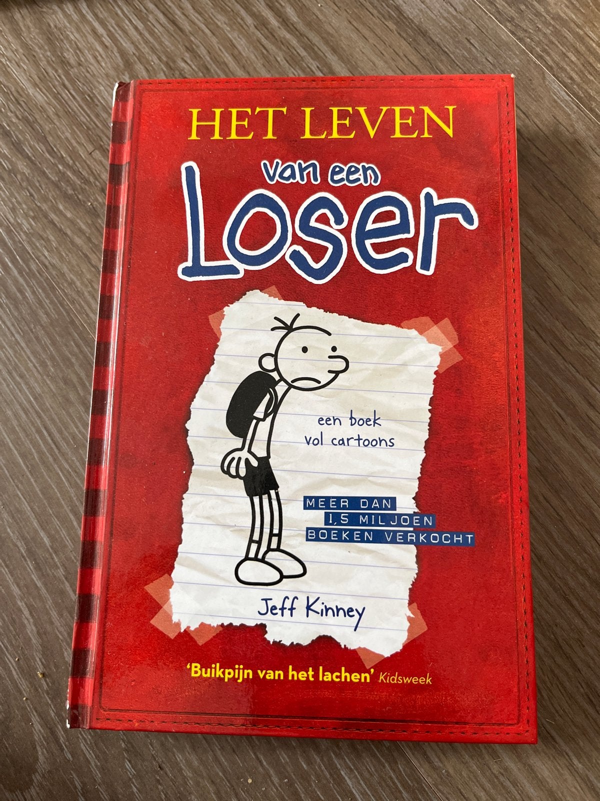 Het Leven van een Loser - Jeff Kinney (Cartoon Boek), Ophalen of Verzenden, Gelezen, Fictie algemeen