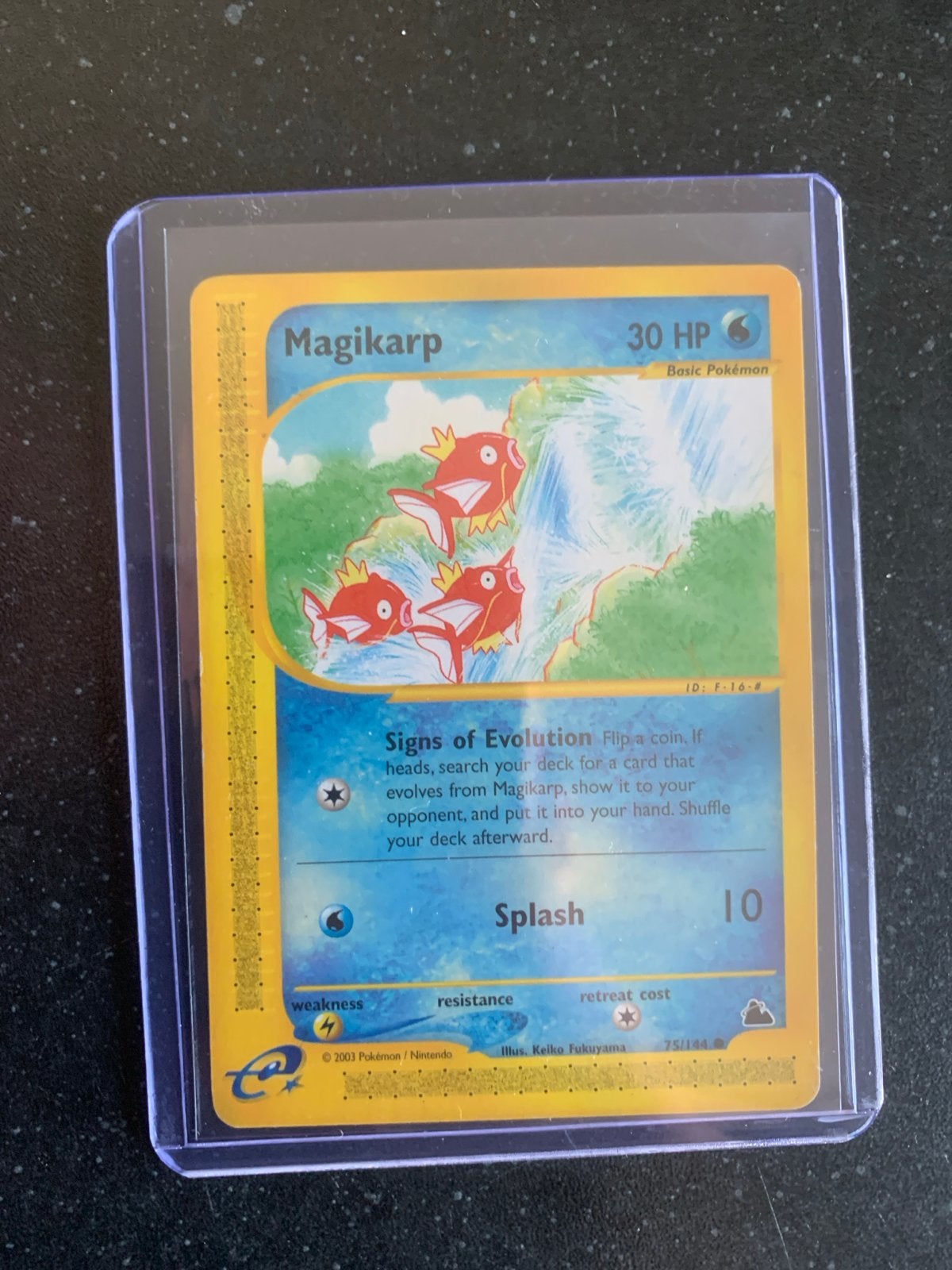 Magikarp Pokémon Kaart 75/144, Ophalen of Verzenden, Gebruikt, Losse kaart