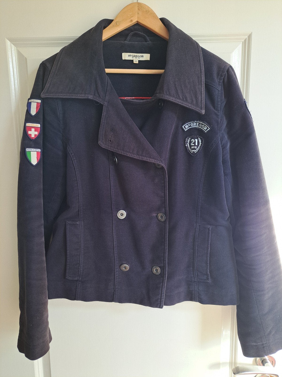 Mc Gregor tussenjas, Ophalen of Verzenden, Gedragen, Maat 38/40 (M), Blauw