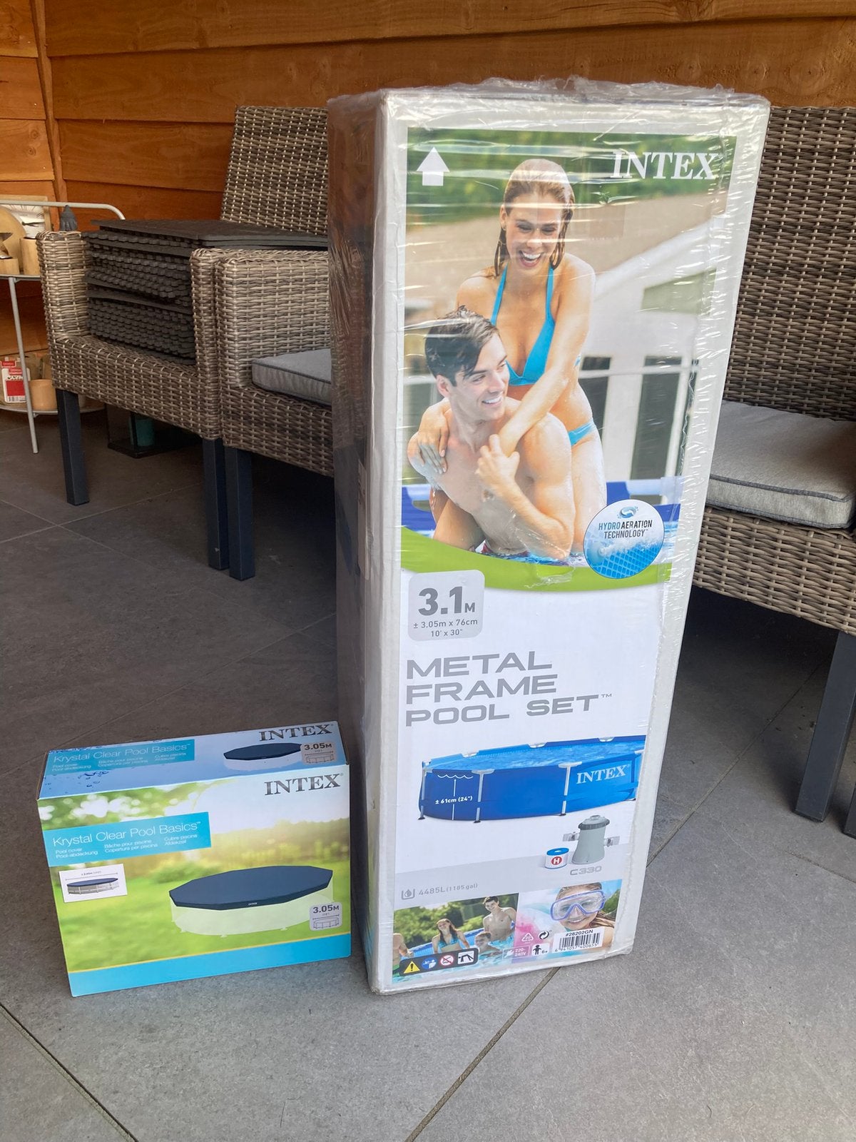 Nieuw! Intex Metal Frame Zwembad 305 x 76 Compleet met Pomp!, Ophalen, Nieuw