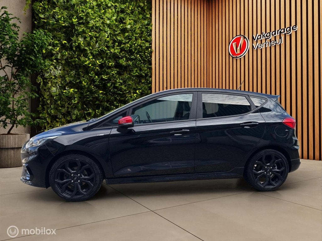 Ford Fiesta 1.0 EcoBoost ST-Line|125Pk|Complete ST-Line!, Euro 6, 1153 kg, Zwart, Handgeschakeld