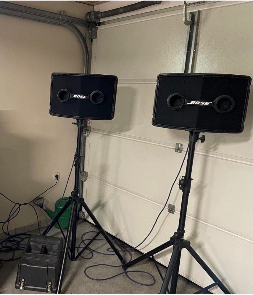 Bose speakerset met statieven