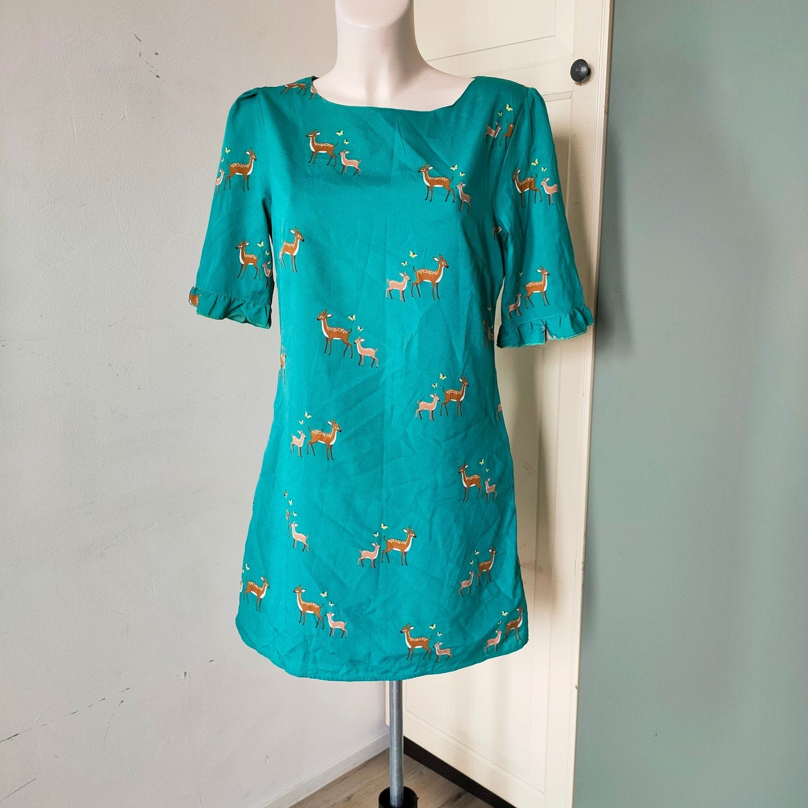 Sugarhill Hertjesjurkje - Maat (M), Kleding | Dames, Maat 38/40 (M), Ophalen of Verzenden, Sugarhill Boutique, Gedragen