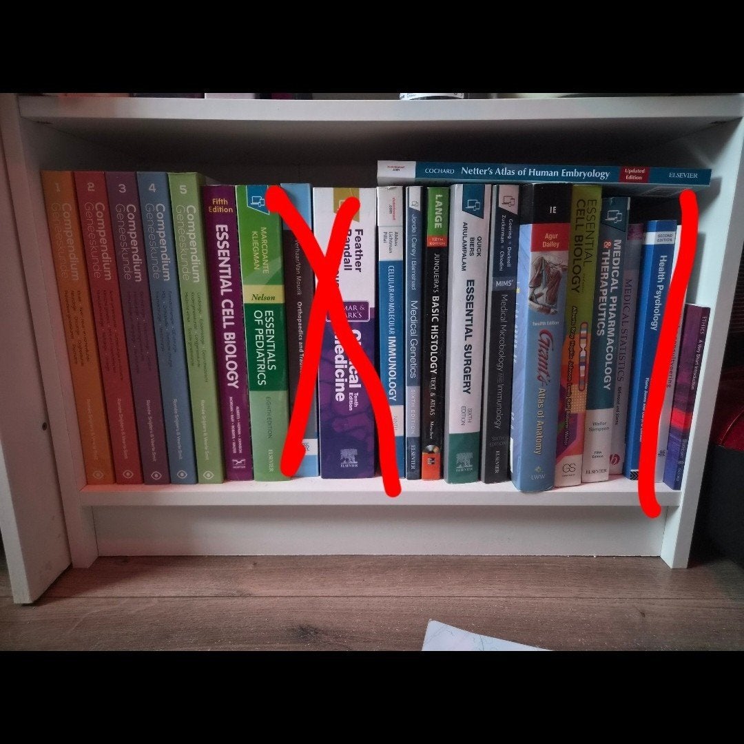Studieboeken geneeskunde Groningen Bachelor, Ophalen of Verzenden, Beta, Zo goed als nieuw, WO