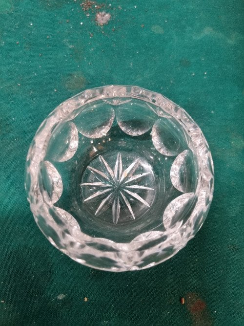 schaaltje kristal glas vintage, Ophalen of Verzenden, 'T Olde Gre-j, Info@toldegrej.nl, Endepoelstraat 20f Didam