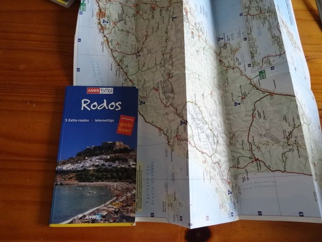 Rhodos ; anwb extra reisgids , met de wegenkaart, Boeken, Europa, Ophalen of Verzenden, Zo goed als nieuw, Reisgids of -boek