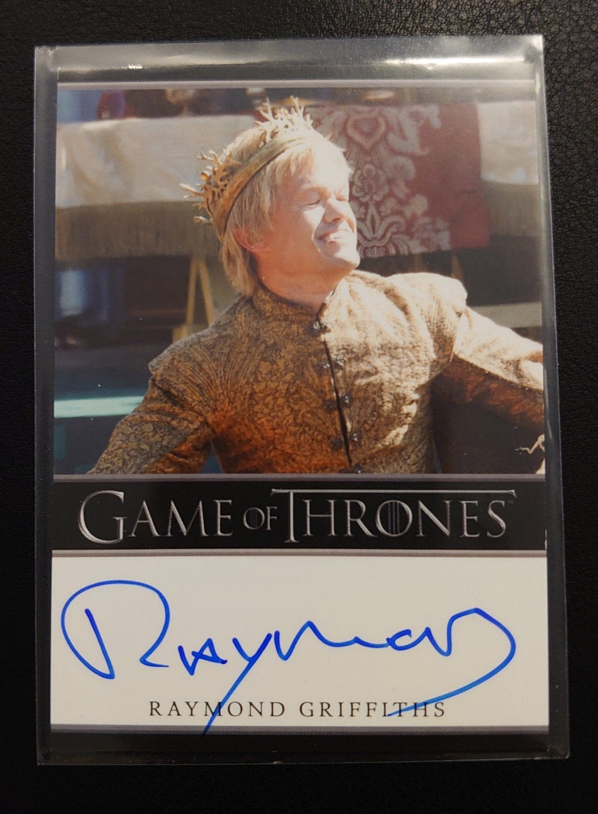 Raymond Griffiths autograph card Game of Thrones, Verzenden, Zo goed als nieuw