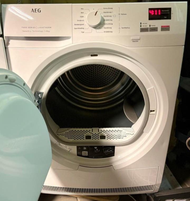 8kilo warmtepomp AEG 7000serie, Witgoed en Apparatuur, Wasdrogers, 6 tot 8 kg, Overige typen, Ophalen of Verzenden, Zo goed als nieuw