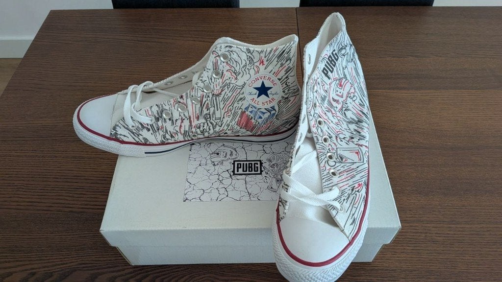 PUBG Converse Shoes Limited Edition, Ophalen, Converse, Nieuw, Wit