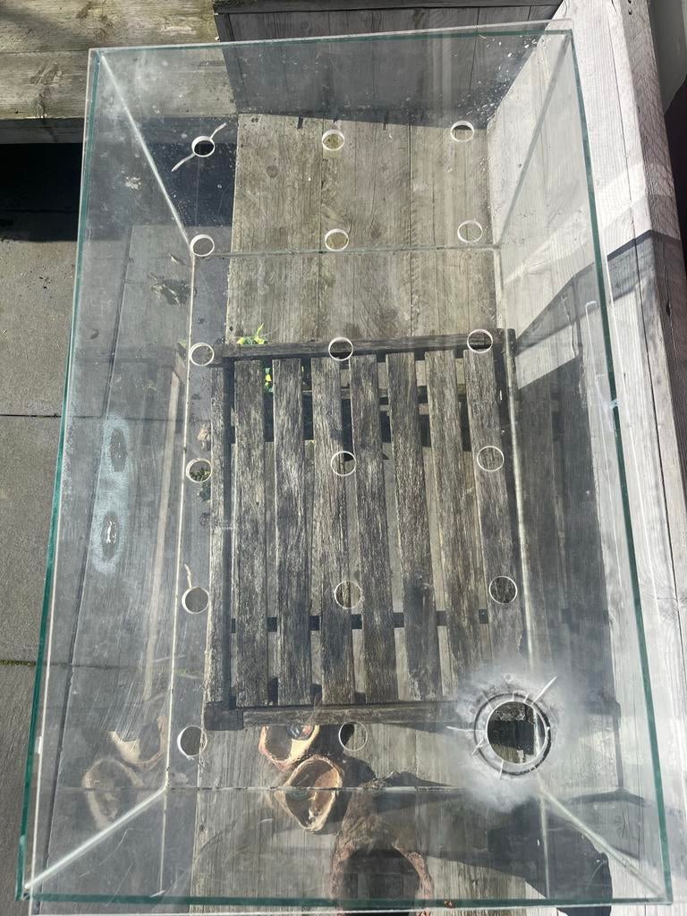 Terrrarium + toebehoren, Dieren en Toebehoren, Reptielen en Amfibieën | Toebehoren, Ophalen, Gebruikt, Terrarium of Paludarium