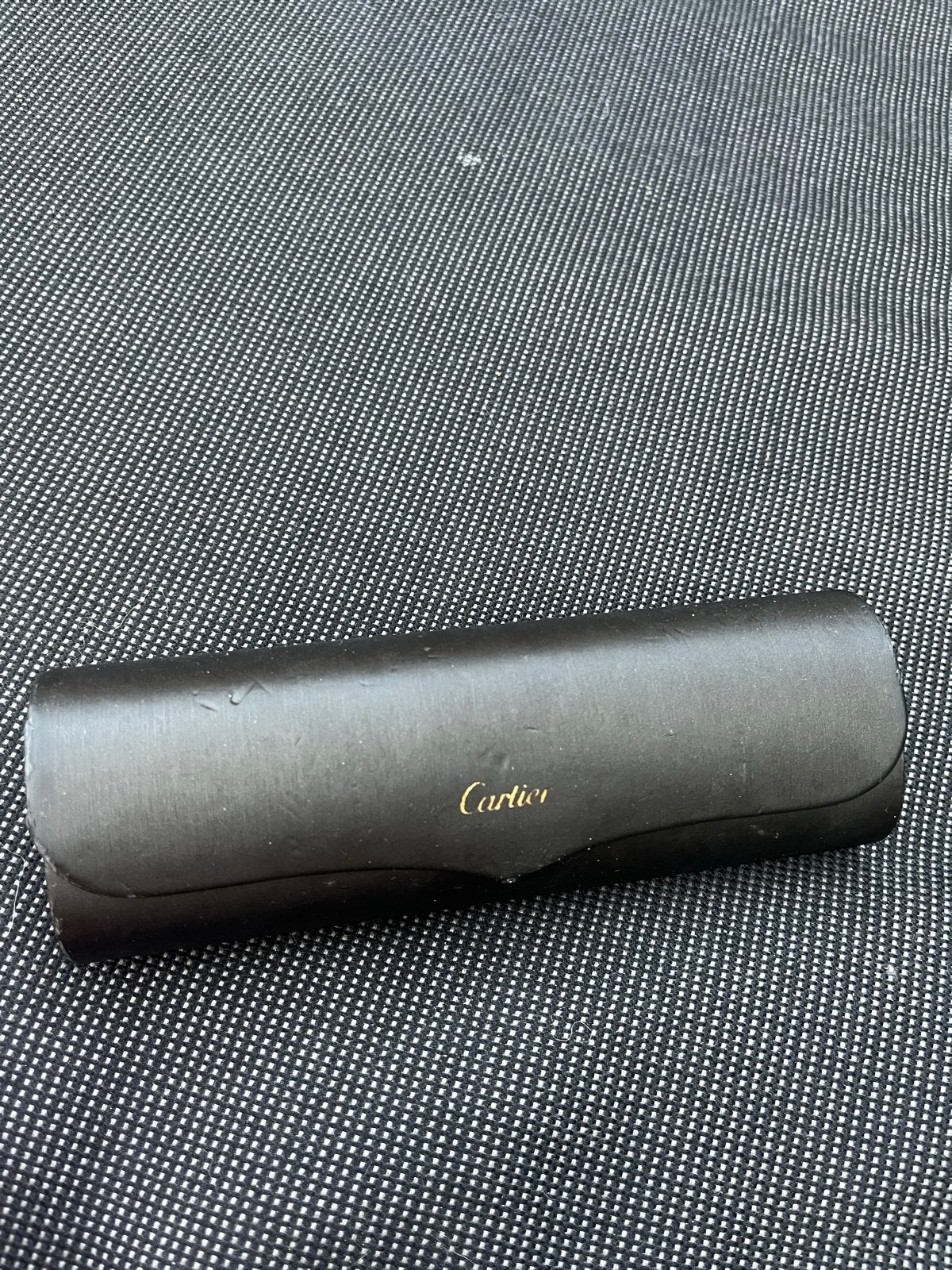 Cartier bril met houten pootjes en gouden details, Bruin, Zo goed als nieuw, Bril, Ophalen
