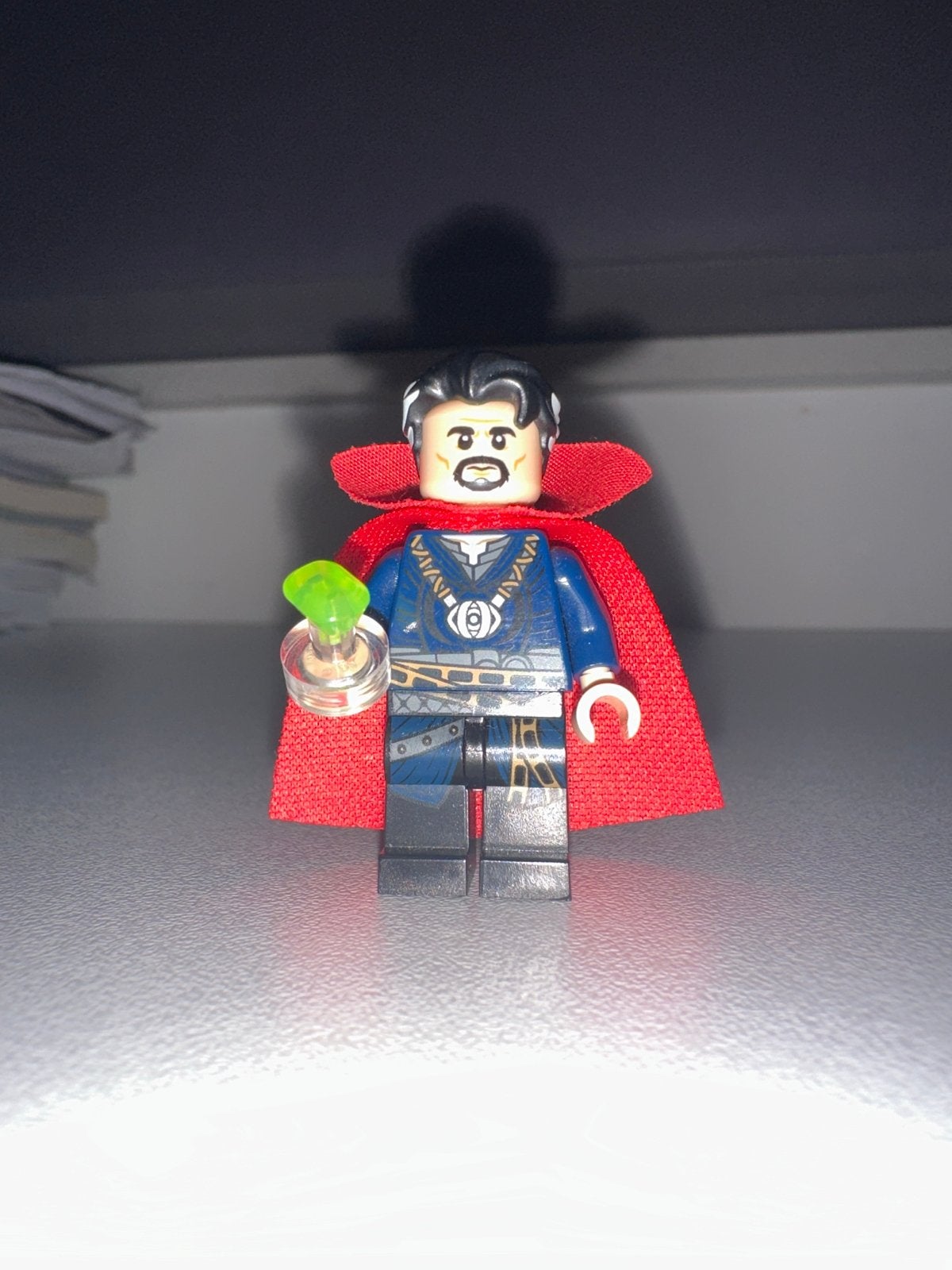 Lego Doctor Strange Minifiguur met Cape en Accessoire, Ophalen of Verzenden, Zo goed als nieuw, Overige merken