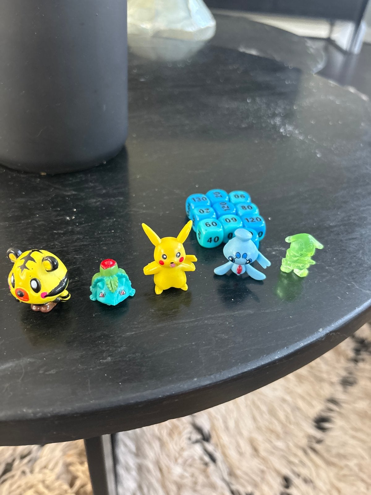 Leuke set Pokémon poppetjes en dobbelstenen, Ophalen, Gebruikt