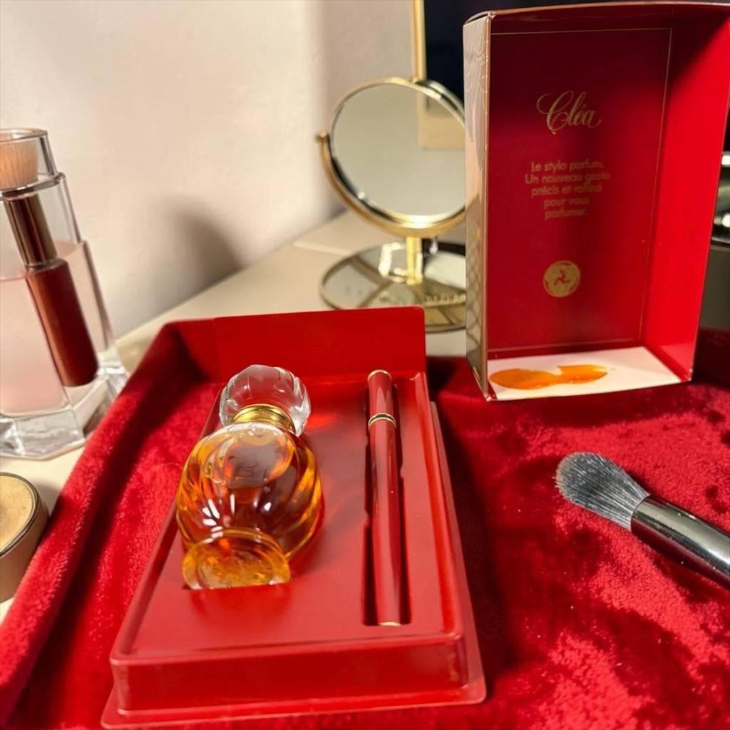 vintage parfum Cléa Yves Rocher met parfum applicator, Ophalen