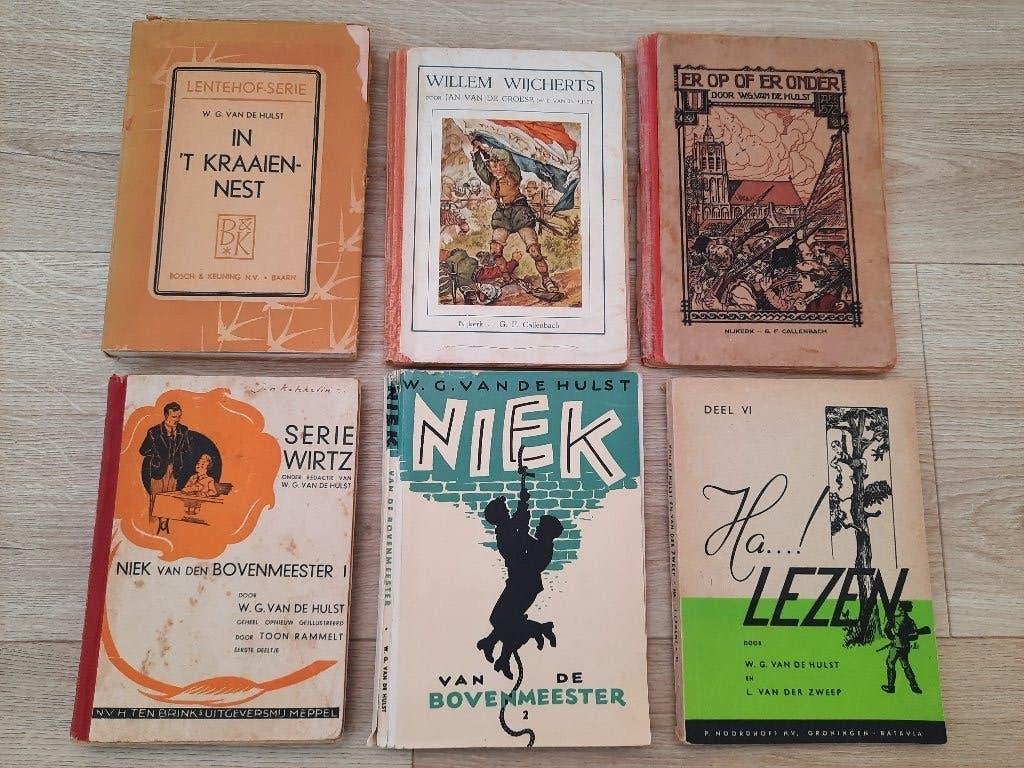 Diverse oude boeken W.G. van de Hulst, Ophalen of Verzenden, Gelezen, W.G. van de Hulst, Fictie algemeen