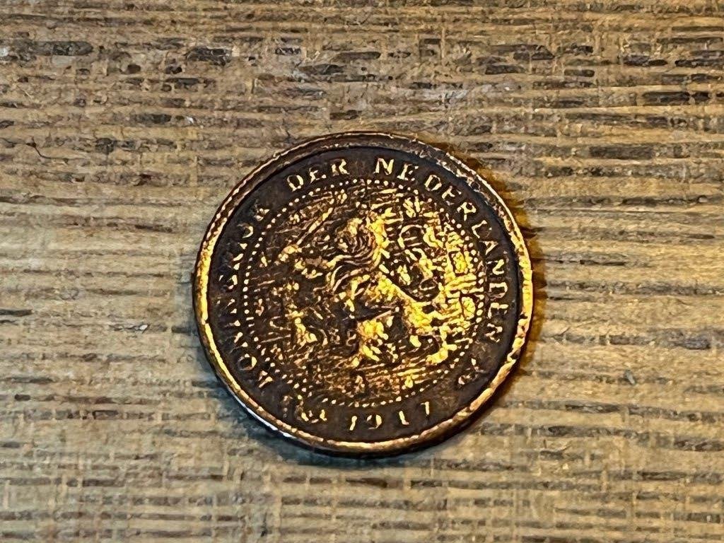 0,5 cent 1917, Postzegels en Munten, Munten | Nederland, Ophalen of Verzenden, Koningin Wilhelmina, 1 cent, Losse munt
