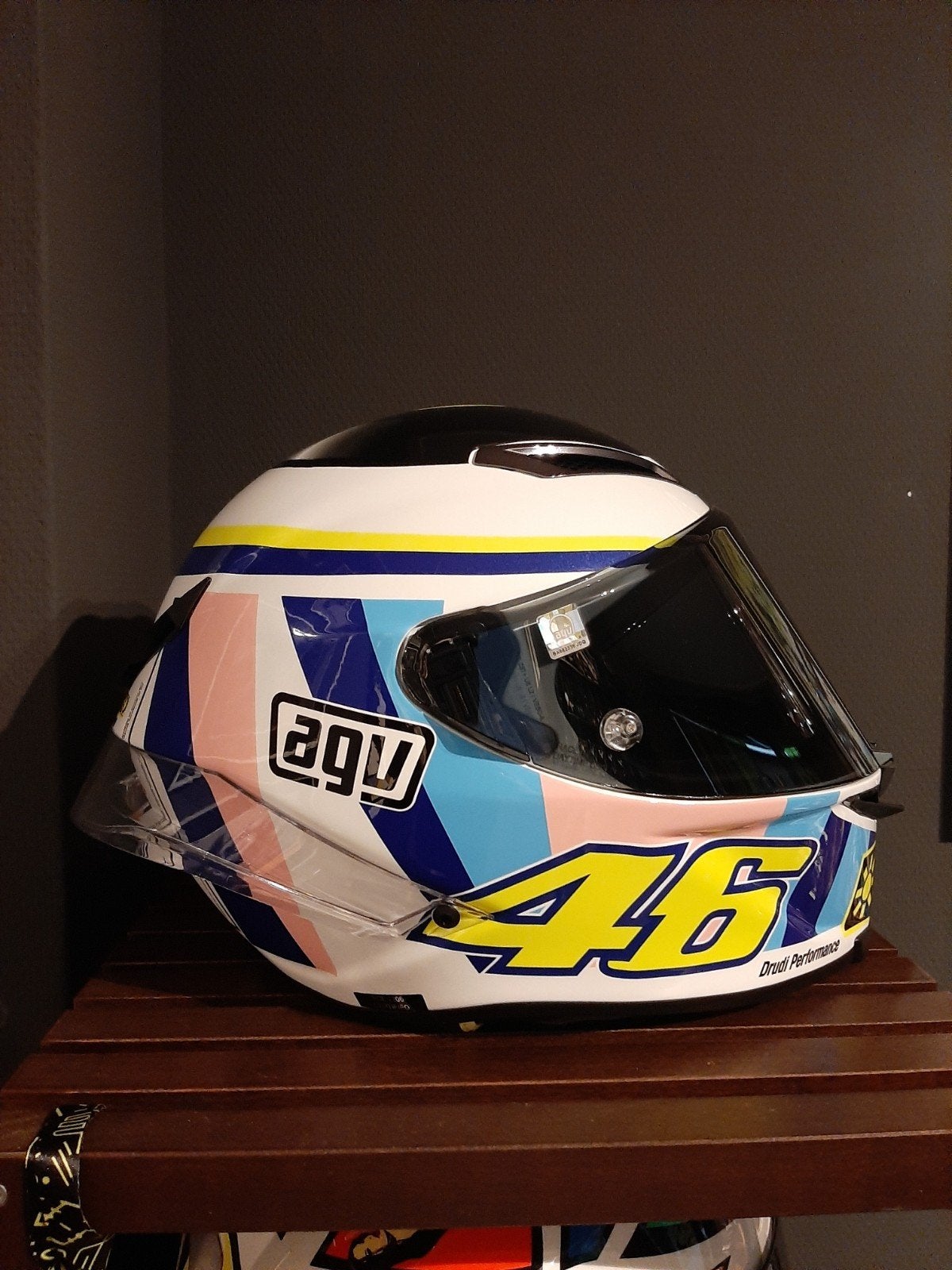 Nieuw: Valentino Rossi AGV Pista RR Replica helm Assen 2007, Ophalen of Verzenden, Tweedehands, Integraalhelm, AGV