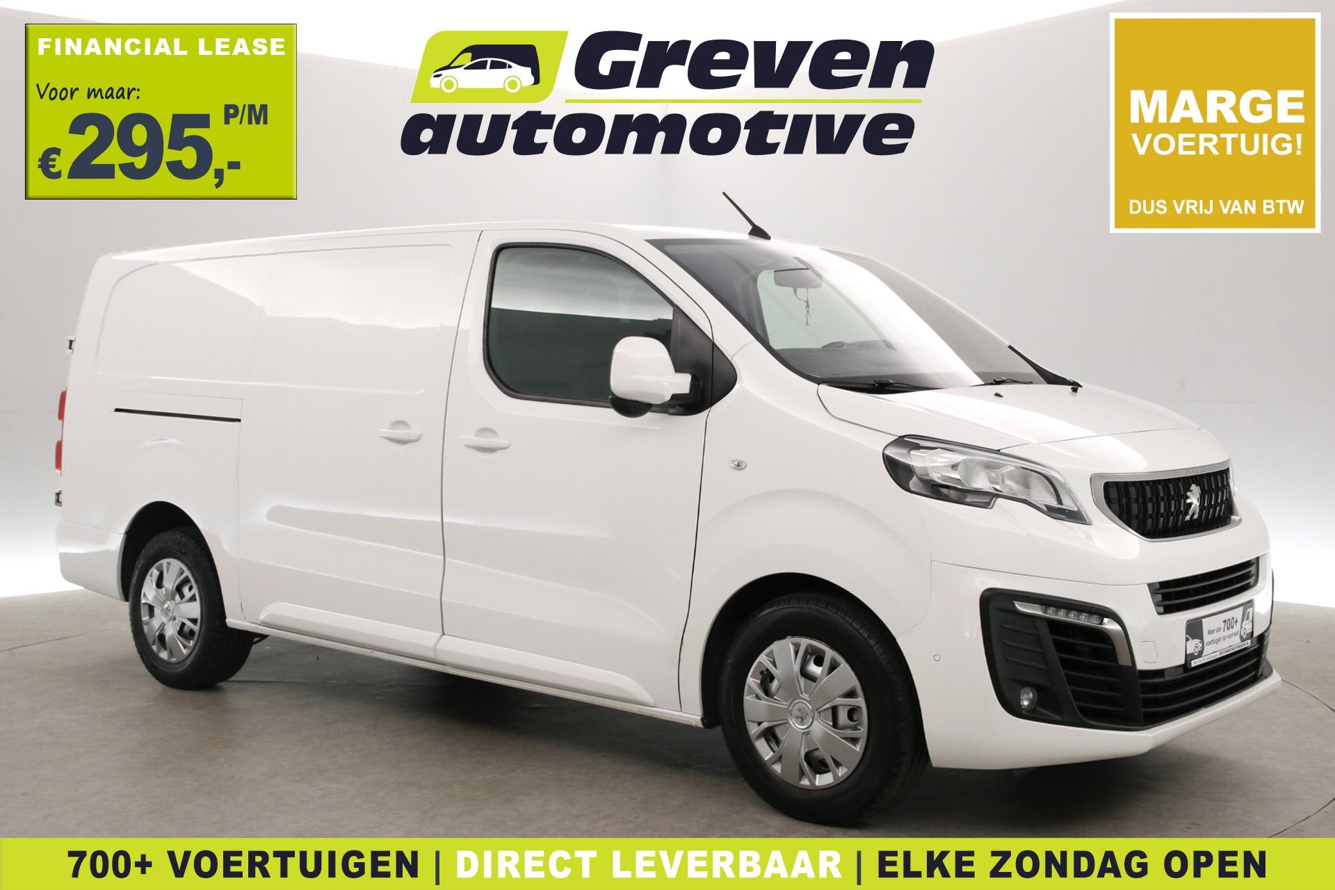 Peugeot Expert 2.0 BlueHDI L3H1 | Marge | Automaat | Clima |, Auto's, Bestelauto's, Gebruikt, Euro 6, 4 cilinders, Automatische klimaatregeling