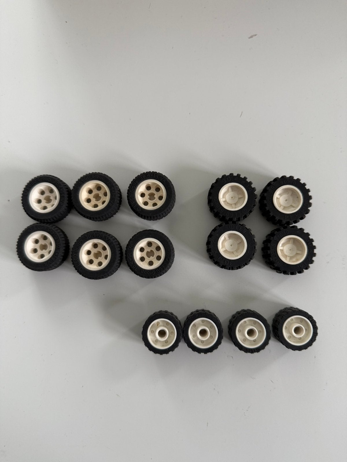 Lego wielen wit, Ophalen of Verzenden, Gebruikt